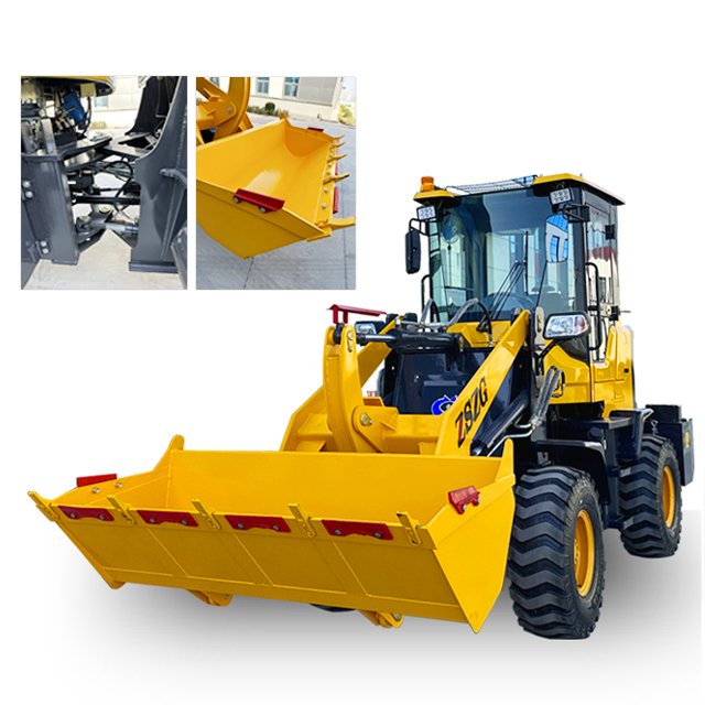 wheel loader CE/EPA 600 kg 1 ton 2 ton 3 ton mini wheel used loader bucket wheel loader