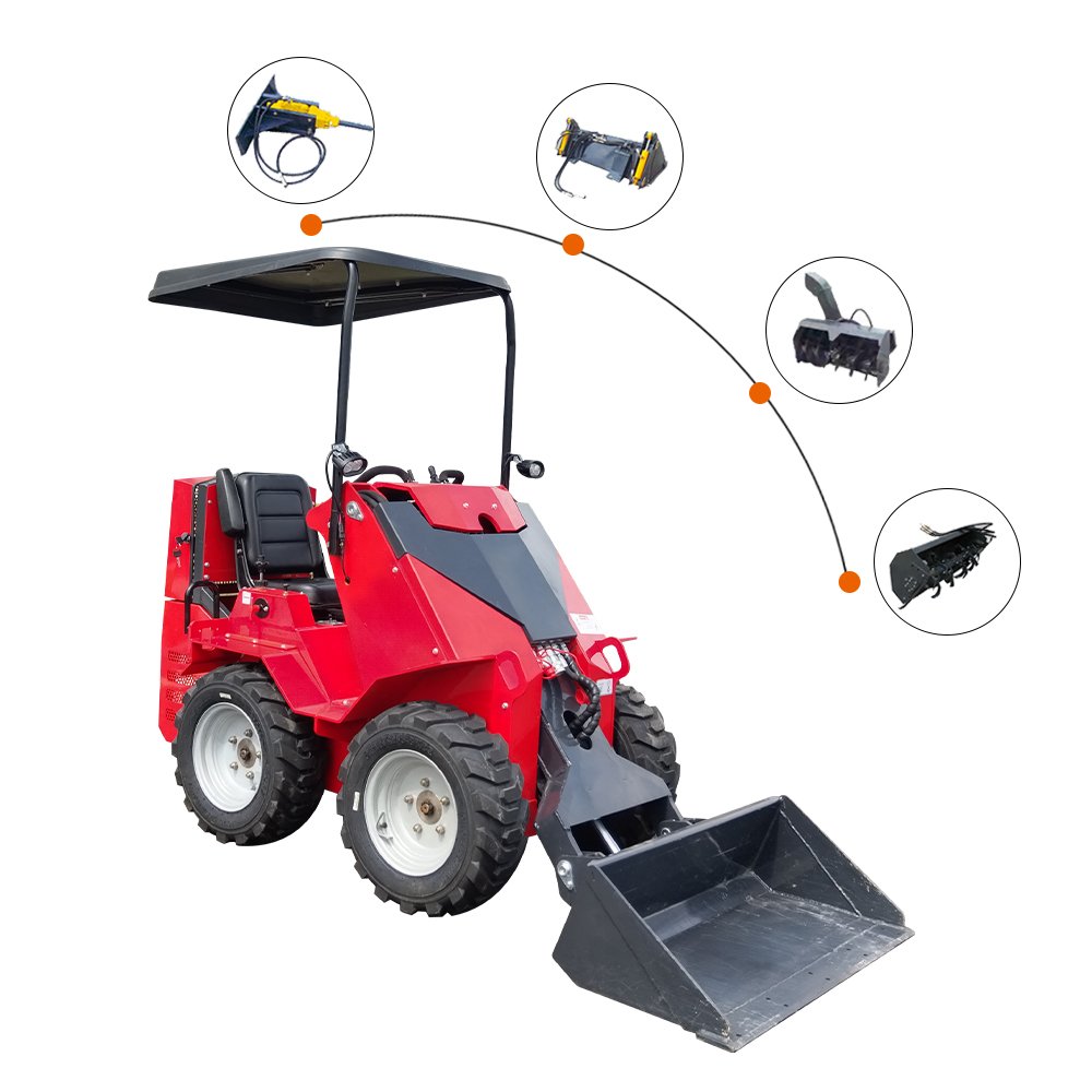 Factory Directly Production Sources Multi-function Skid steer Loader One Machine Multi-purpose