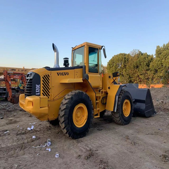 Second hand VOLVO L120E Wheel Loader used Loader original VOLVO L120 wheel loader with best price for sale