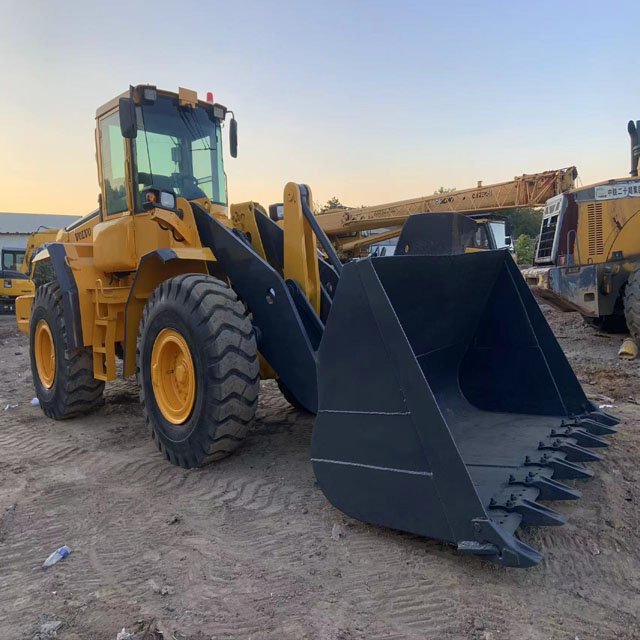 Second hand VOLVO L120E Wheel Loader used Loader original VOLVO L120 wheel loader with best price for sale