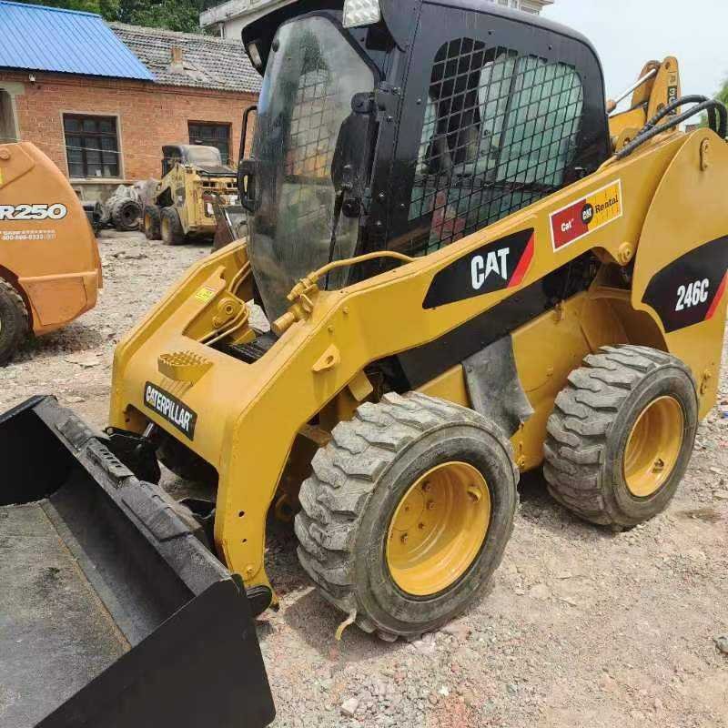Used Cat 246D Skid Steer Loader Second Hand original Caterpillar skid Loader mini loader CAT 246D Cheap price