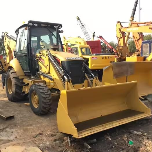 Used backhoe CAT 420F second hand load excavator 416e 420 cheap