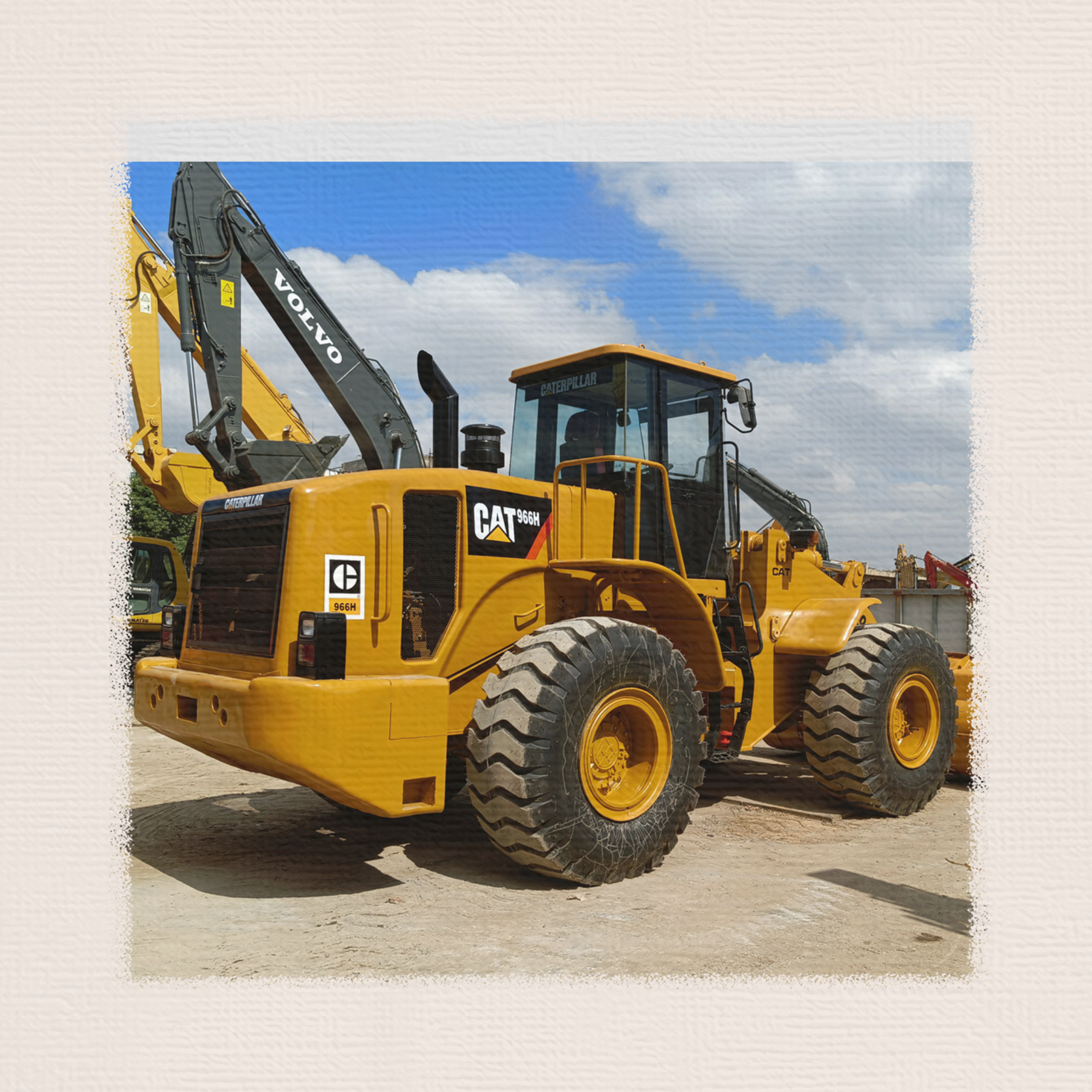 Cat 966H used excavator front wheel loader caterpillar 966 loaders