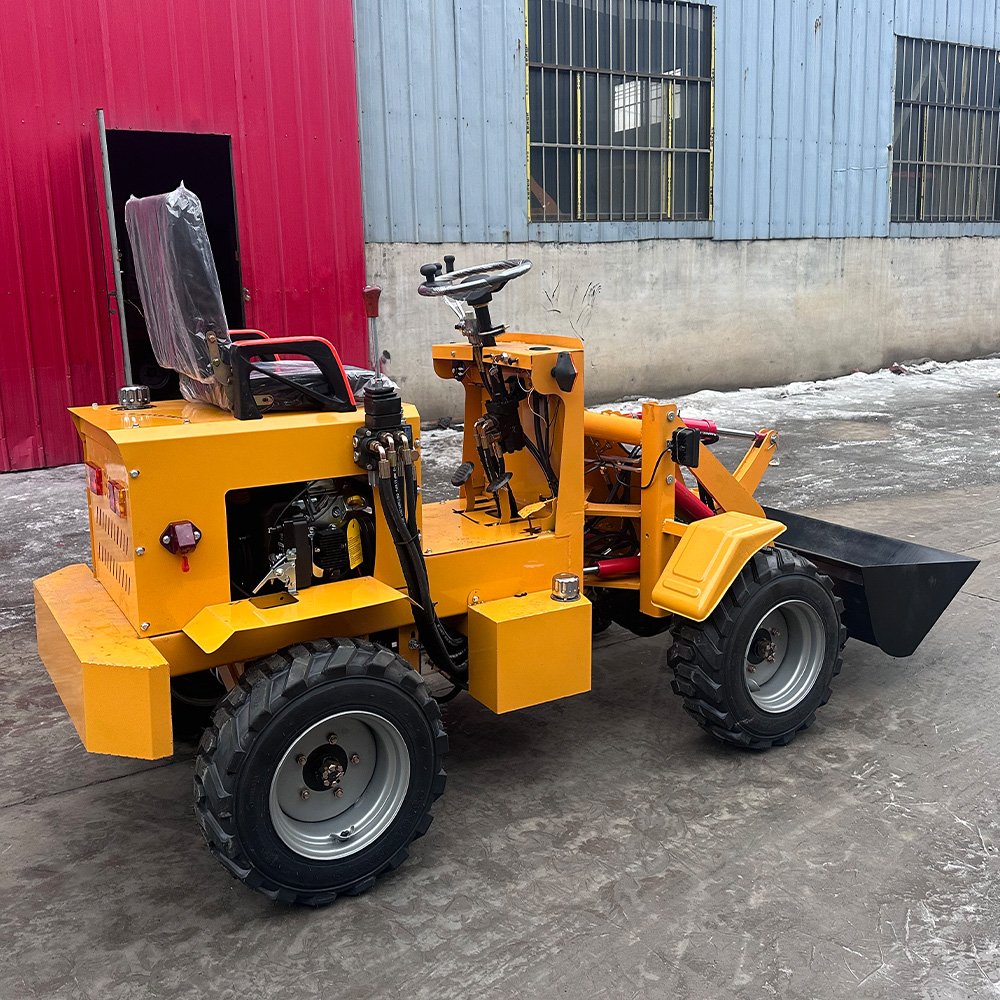 Euro5 EPA engine 600kg mini wheel loader compact diesel loader
