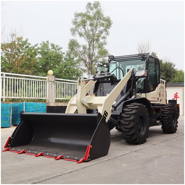 Construction machinery wheeled multi-functional excavator loader