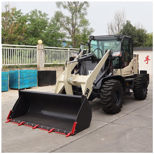 Construction machinery wheeled multi-functional excavator loader