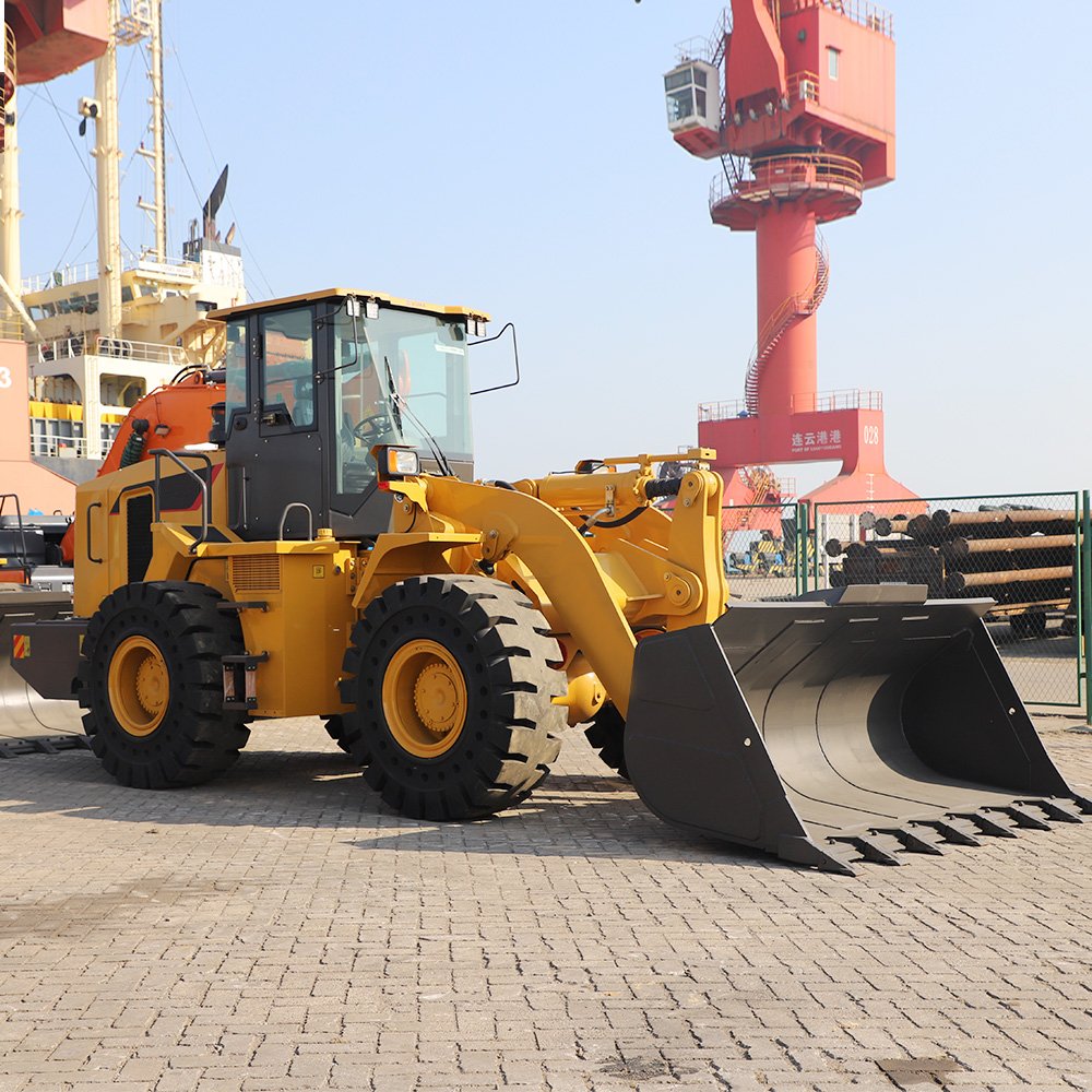 Hot selling high-quality wheel loader front wheel loader for sale, Wheel Loader shanghai yard for hot sale