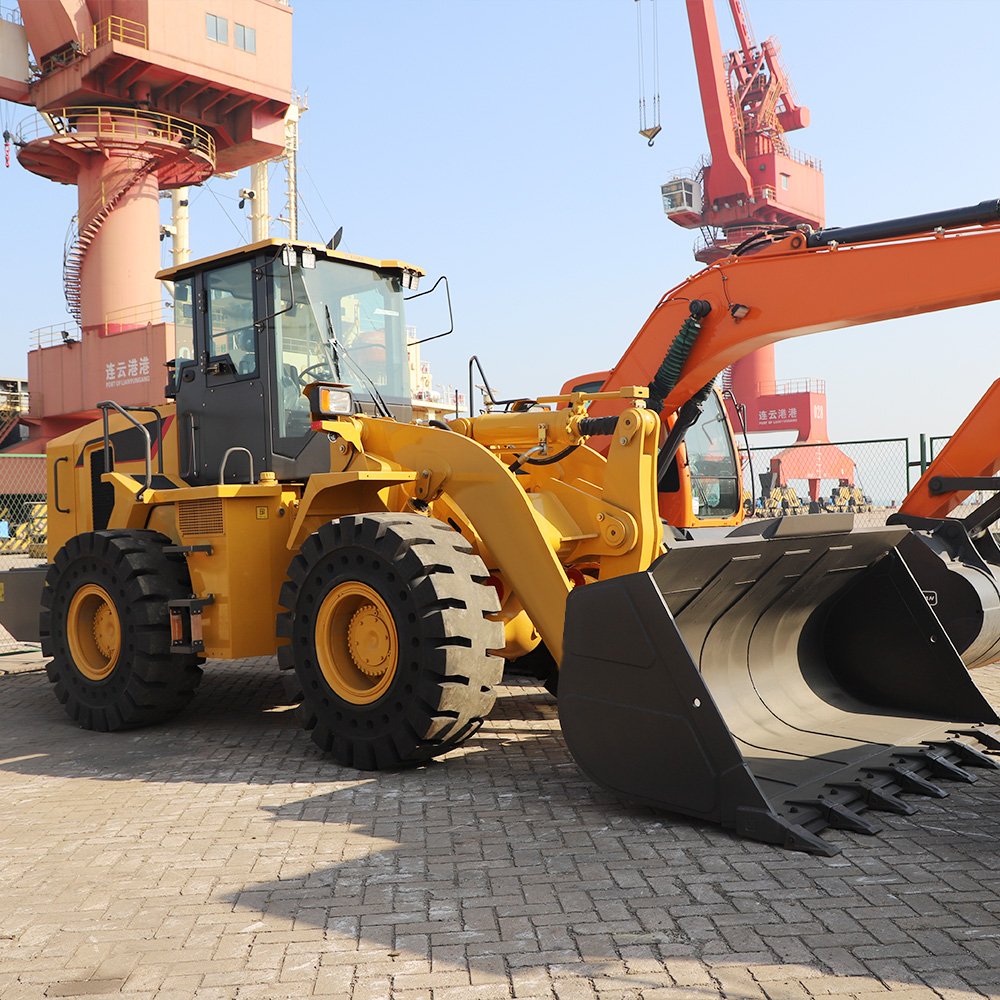 Hot selling high-quality wheel loader front wheel loader for sale, Wheel Loader shanghai yard for hot sale