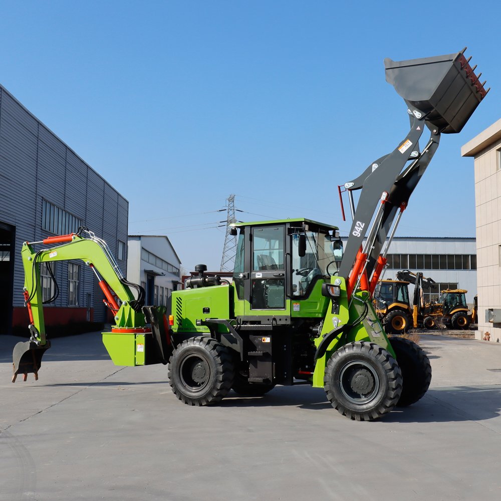 New Arrived !!! Cheap china smallest electric wheel backhoe loader mini ARTICULATED front end used loader mini loader