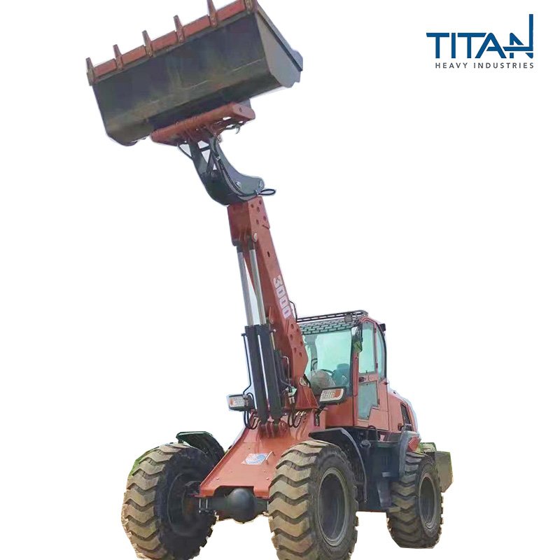 CE ISO Certified TL3000T Wheel Loader 3000kg Front Telescopic Loader Argentina Brazil Peru Used 3 Ton Engine Pump Bucket