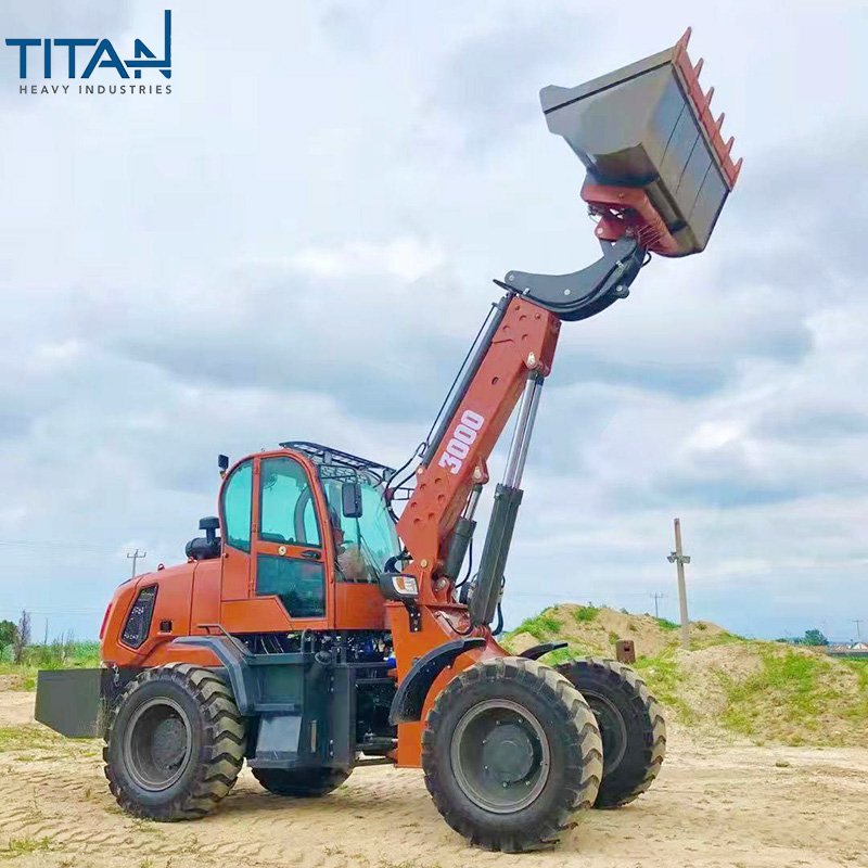 CE ISO Certified TL3000T Wheel Loader 3000kg Front Telescopic Loader Argentina Brazil Peru Used 3 Ton Engine Pump Bucket