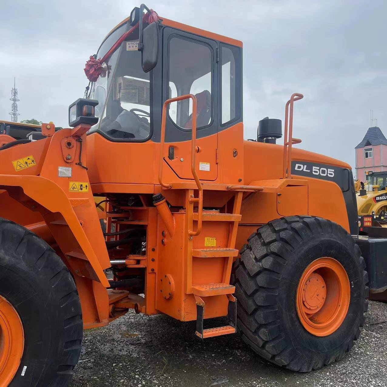 90%new Second-hand DOOSAN DL505 loader in stock original engine motor high quality low price oil consumption hot sale