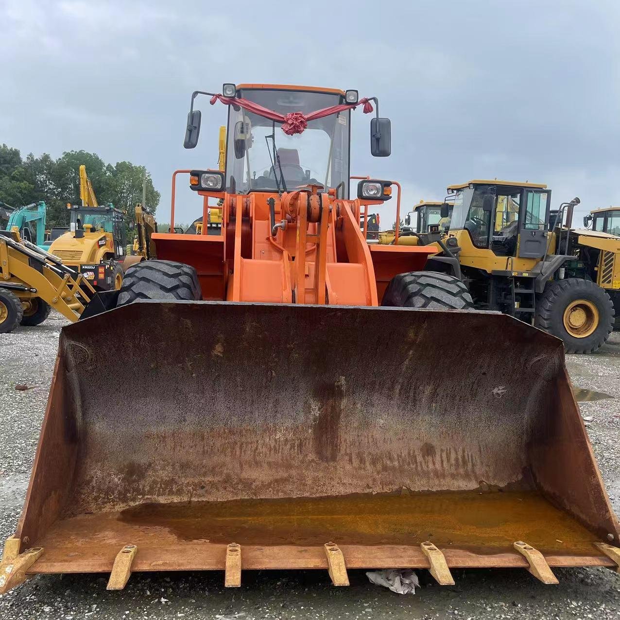 90%new Second-hand DOOSAN DL505 loader in stock original engine motor high quality low price oil consumption hot sale