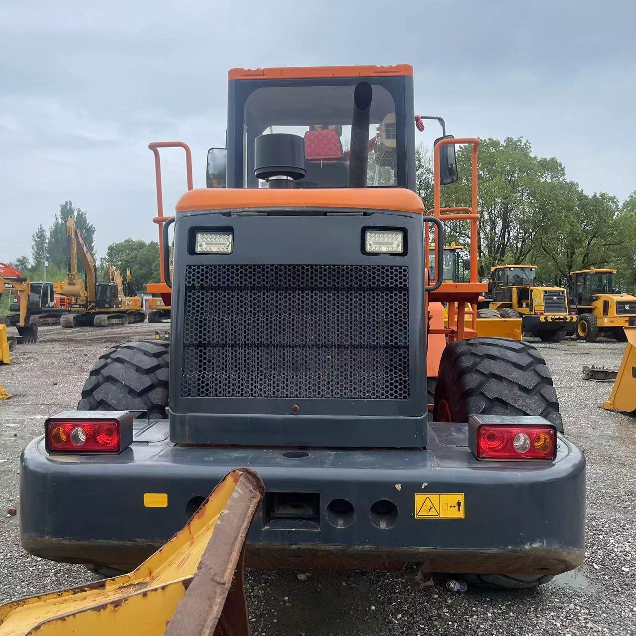 90%new Second-hand DOOSAN DL505 loader in stock original engine motor high quality low price oil consumption hot sale