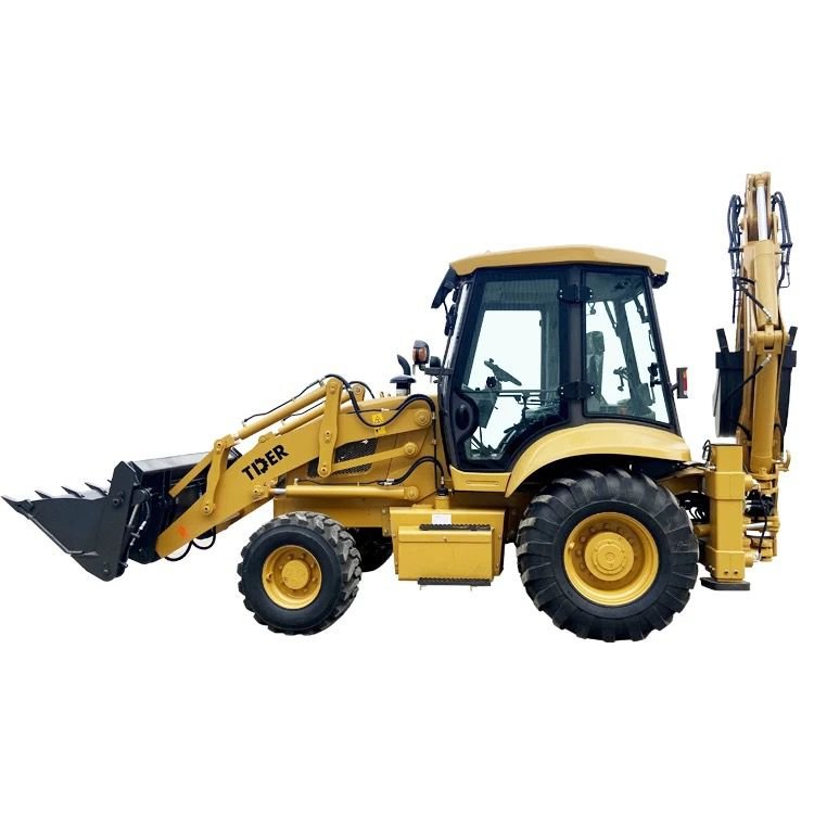 Used 4 Wheel Drive Compact CAT 420F Backhoe loader / Used 4WD CAT Front Loader Tractors For Construction Works.
