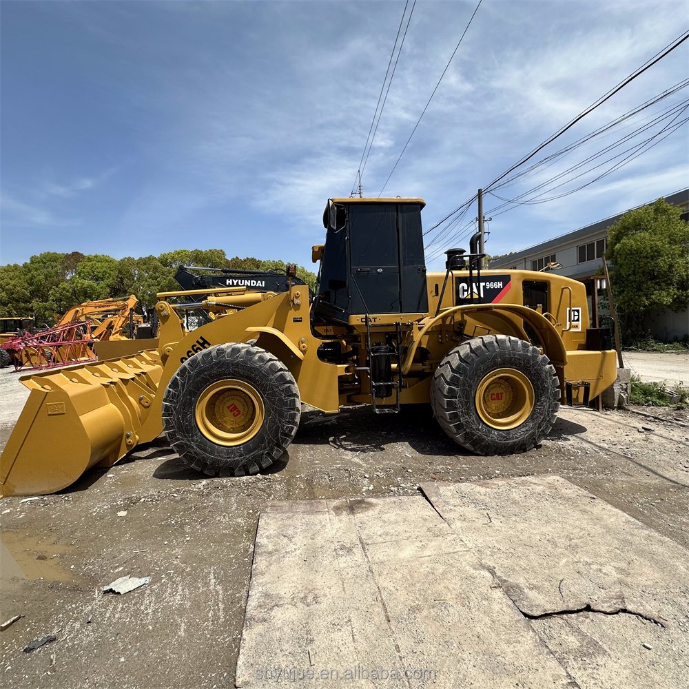 Japan Wheel loader Used Cat966h payloader in stock Factory price high efficiency caterpillar cat 966h 950h loader ready to ship