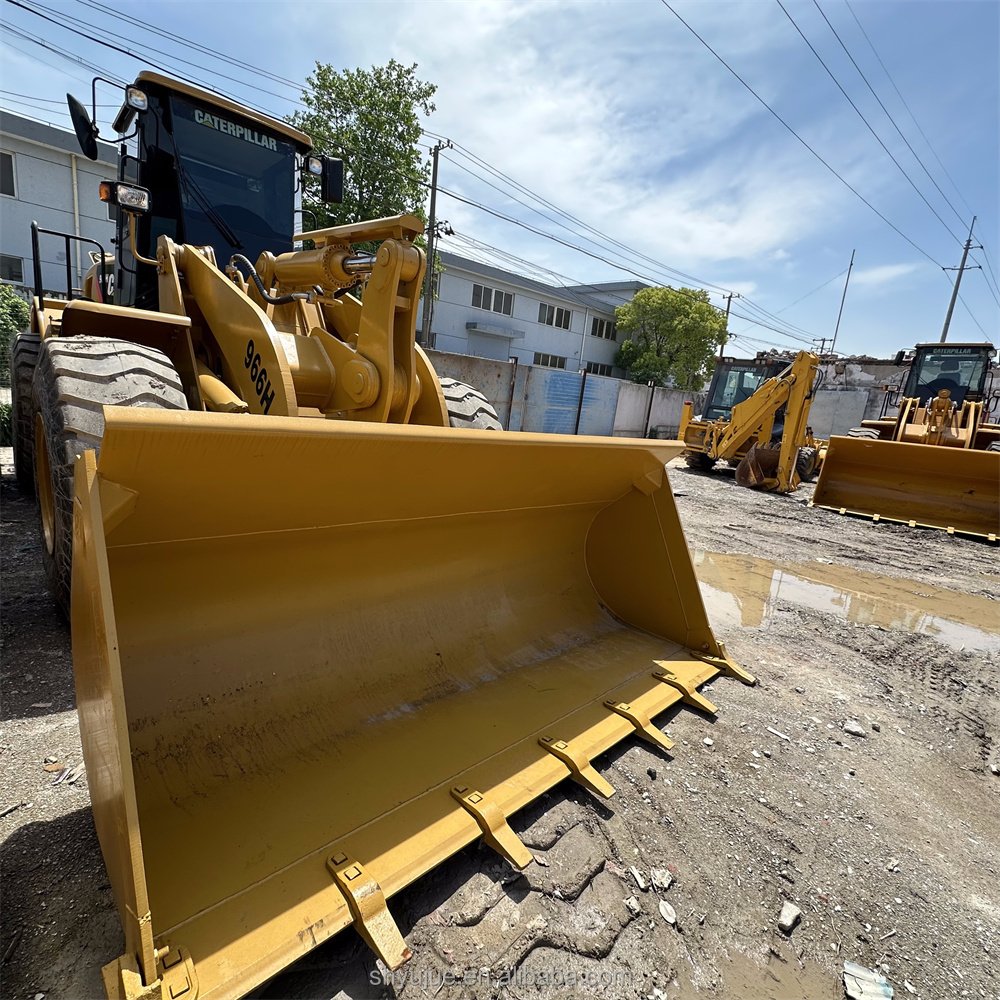 Japan Wheel loader Used Cat966h payloader in stock Factory price high efficiency caterpillar cat 966h 950h loader ready to ship