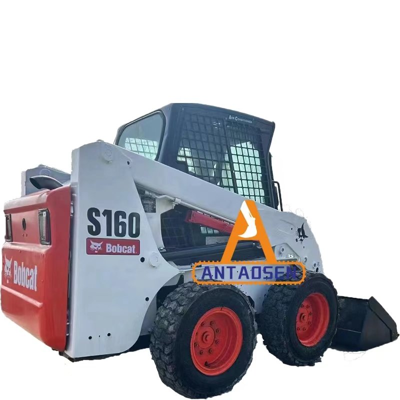 Wholesale 2023 Bobcat S160 Skid Steer Loaders Japan Used Original with Engine Core Second Hand Wheel Bobcat S160 Sale