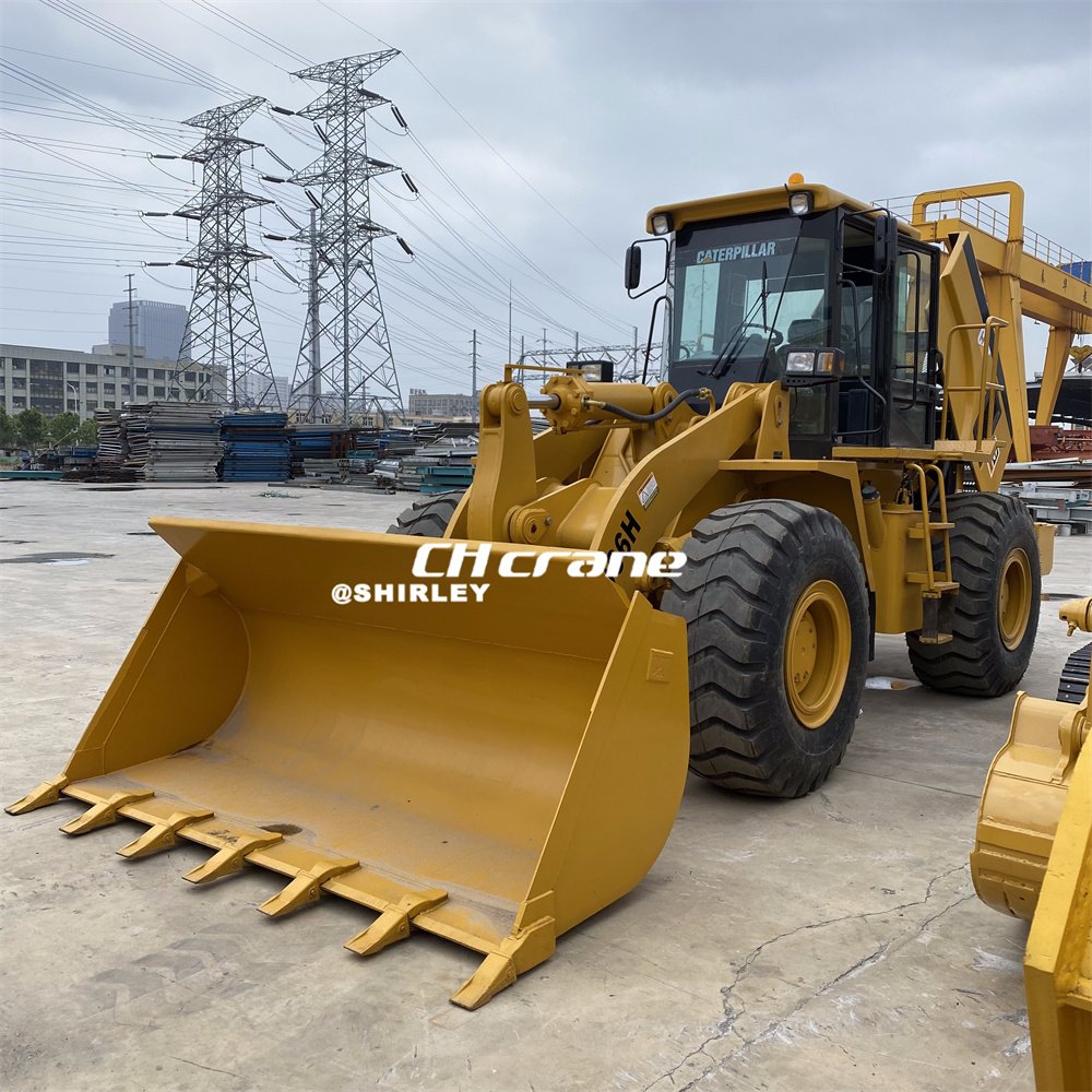 Used cat 966h wheel loader with good condition on sale used caterpillar 966h 988k 996h with high quality