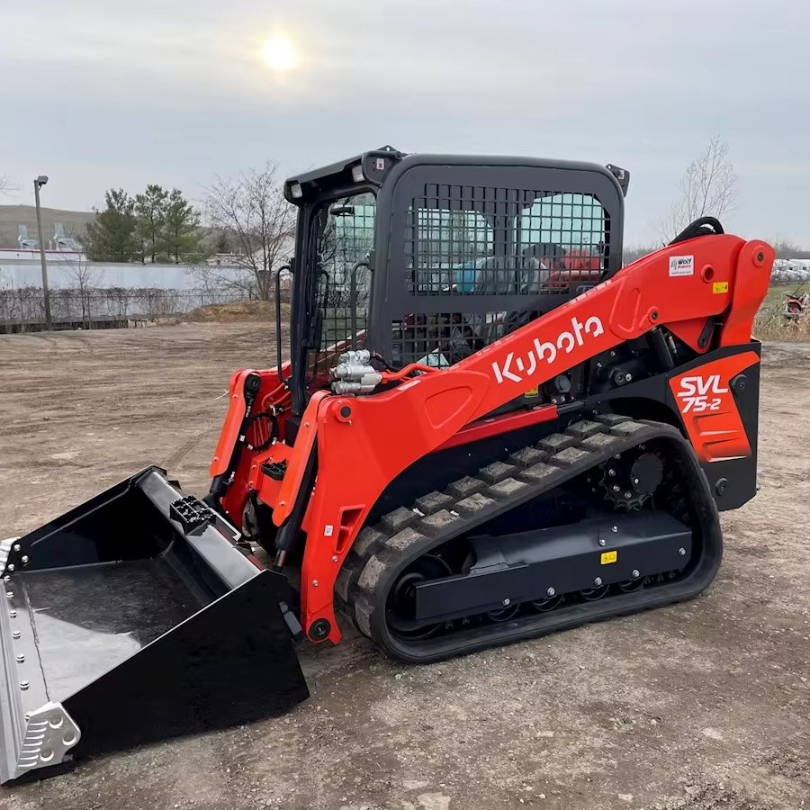 Original Used Kubota Skid Steer crawler Kubota SVL75-2 Compact track loader Skid Steer loader for sale