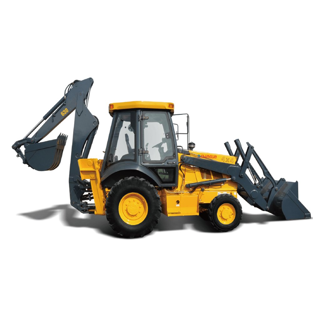 Manufacturer Mini Loader 4WD Tractor with Front End Loader and Backhoe Mini Tractors Yellow Green UNIQUE Training Long Power ISO
