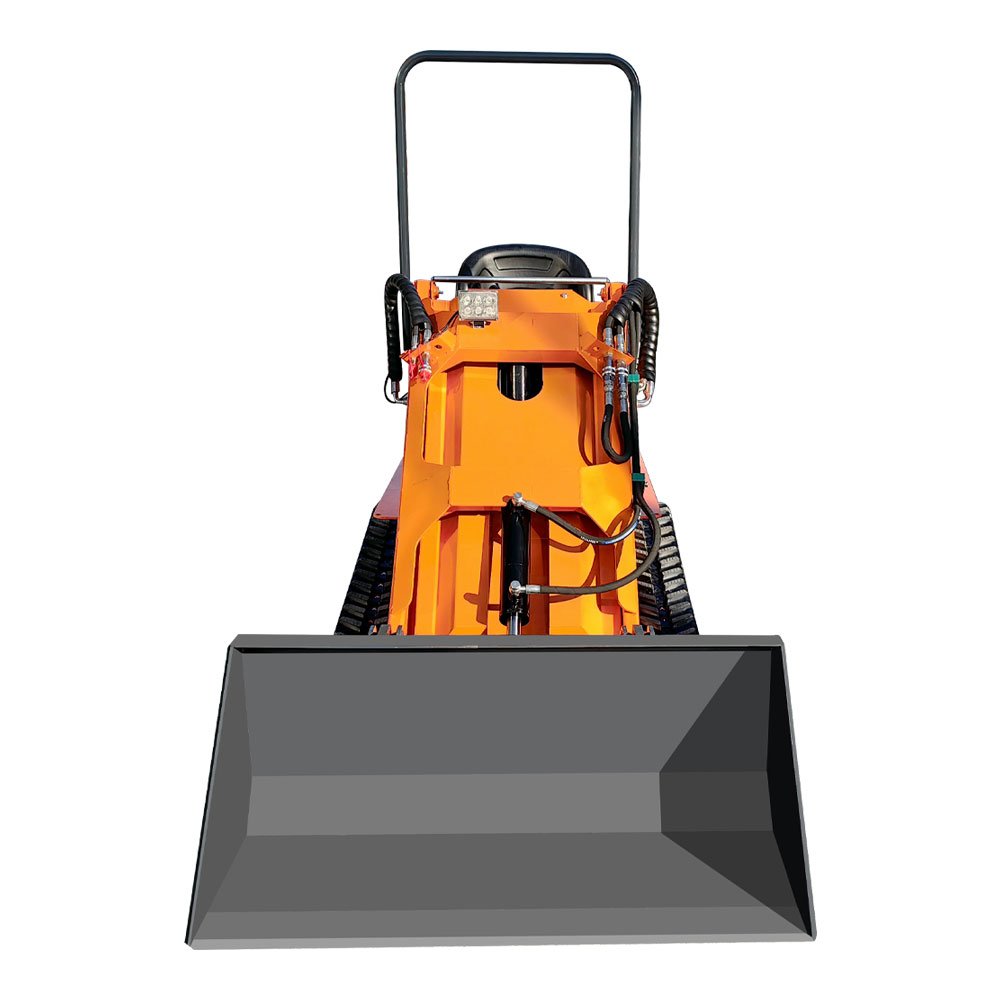RIMA Mini Skid Steer load Diesel/Gas Wood Bucket/Fork Wheel Front log loaders small wheel track snow loader