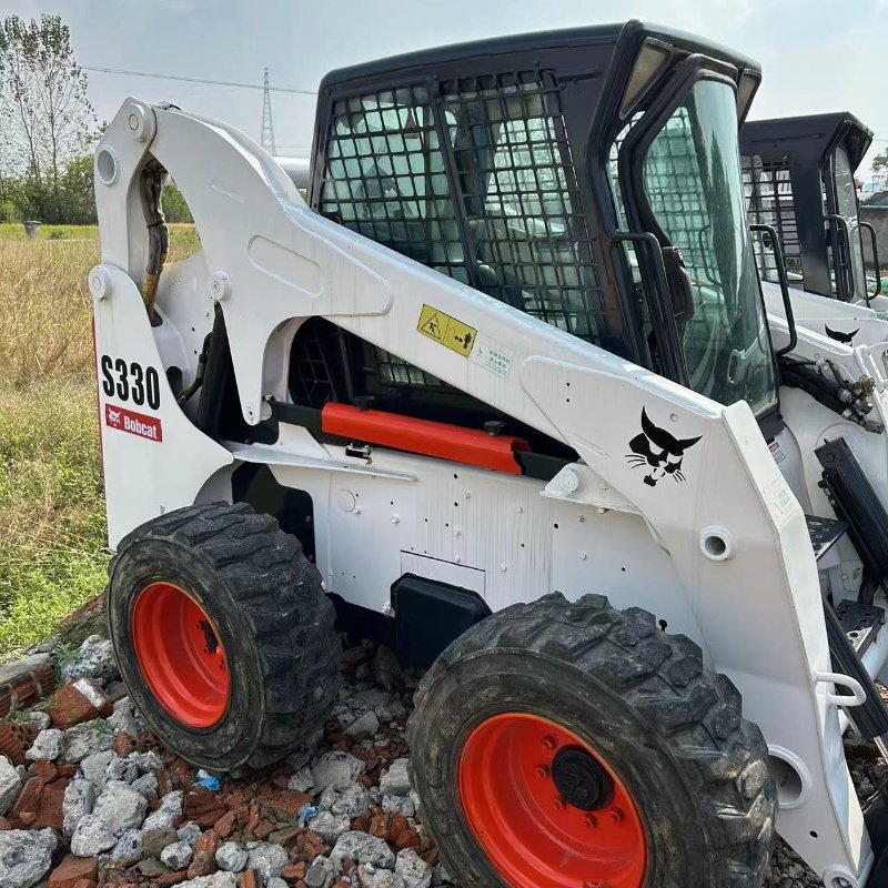 used b0bcat s330 low price in hefei skid steer loader