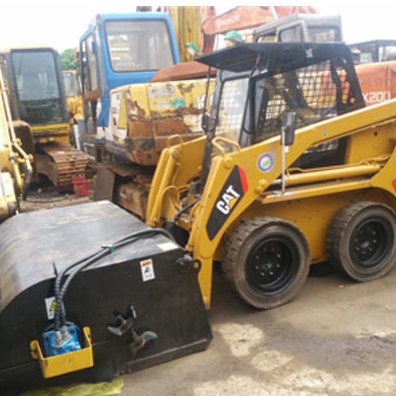 Second hand cat loaders caterpillar 226b front wheel small loader 2020 year 800 hours 90% new 100% ready in Shanghai China