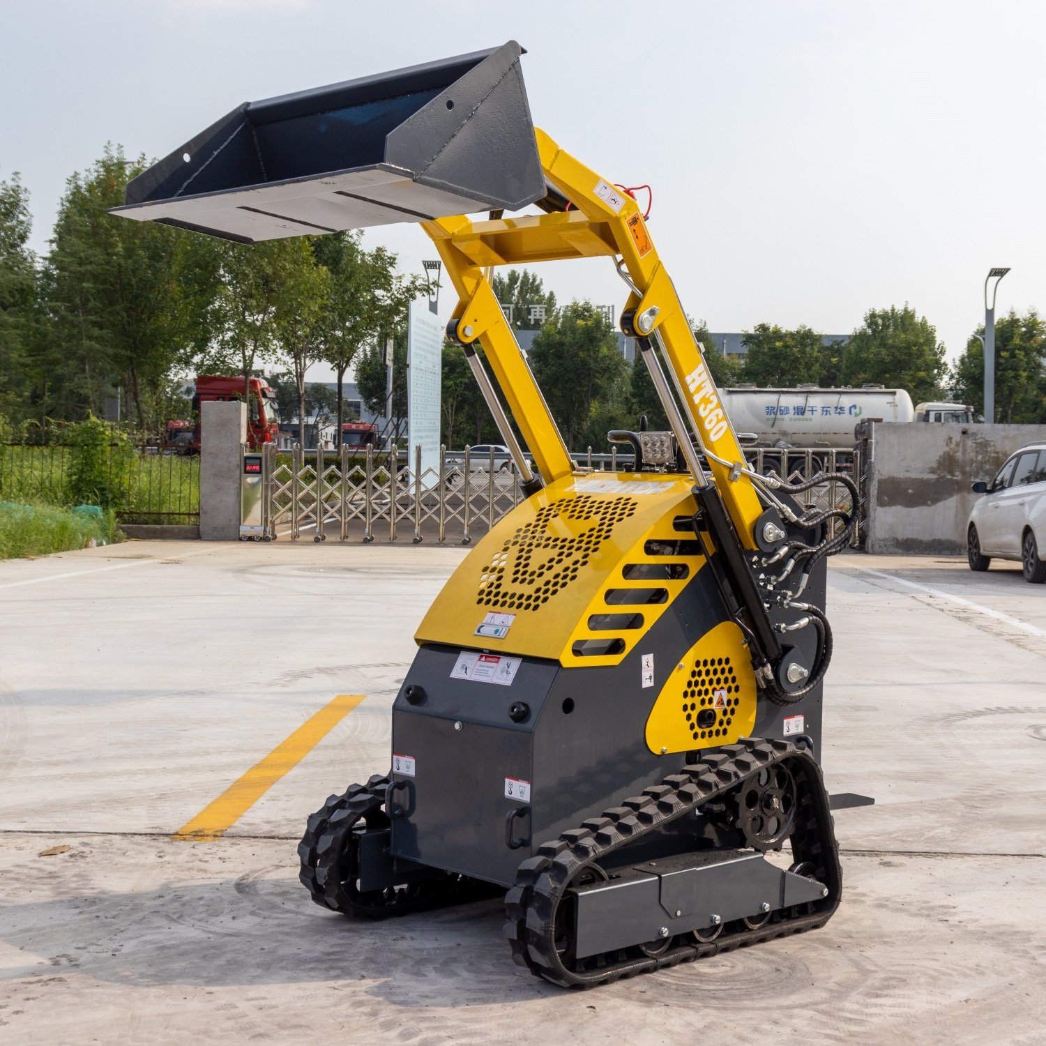 Hot Sale Mini Small Tractor with Front End Loader and Backhoe Max Skid steer loader