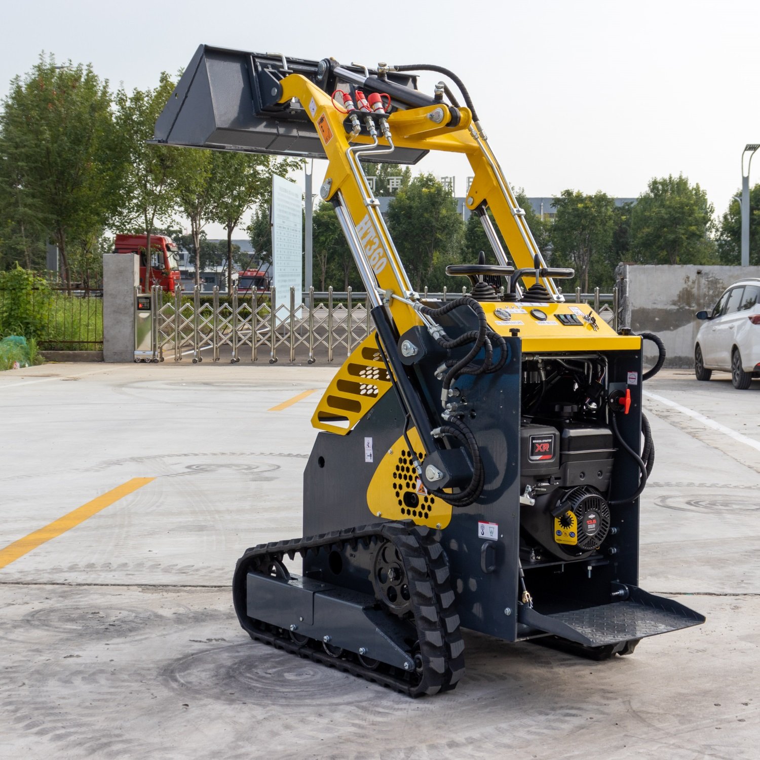 Hot Sale Mini Small Tractor with Front End Loader and Backhoe Max Skid steer loader