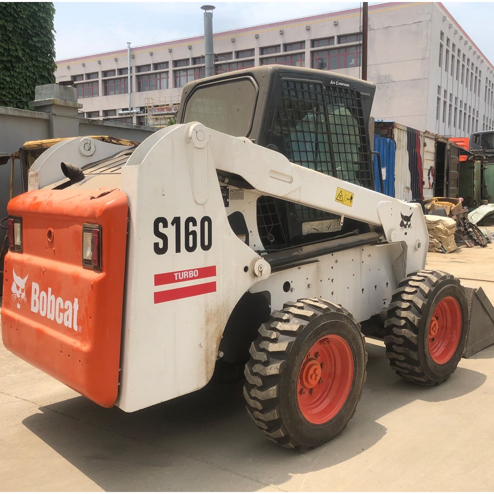 Popular product Used Mini Skid Steer Loader Bobcat s450 s300 s160 4wd wheel loader with bucket for sale