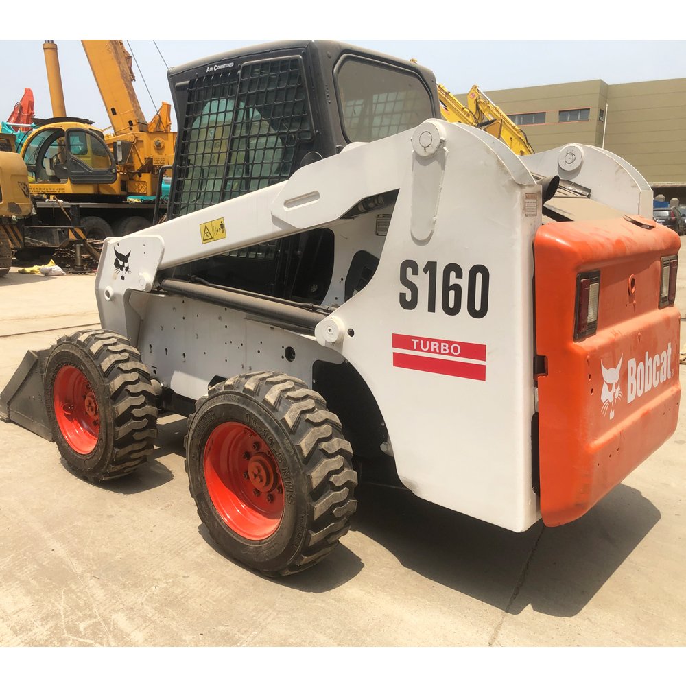 Popular product Used Mini Skid Steer Loader Bobcat s450 s300 s160 4wd wheel loader with bucket for sale