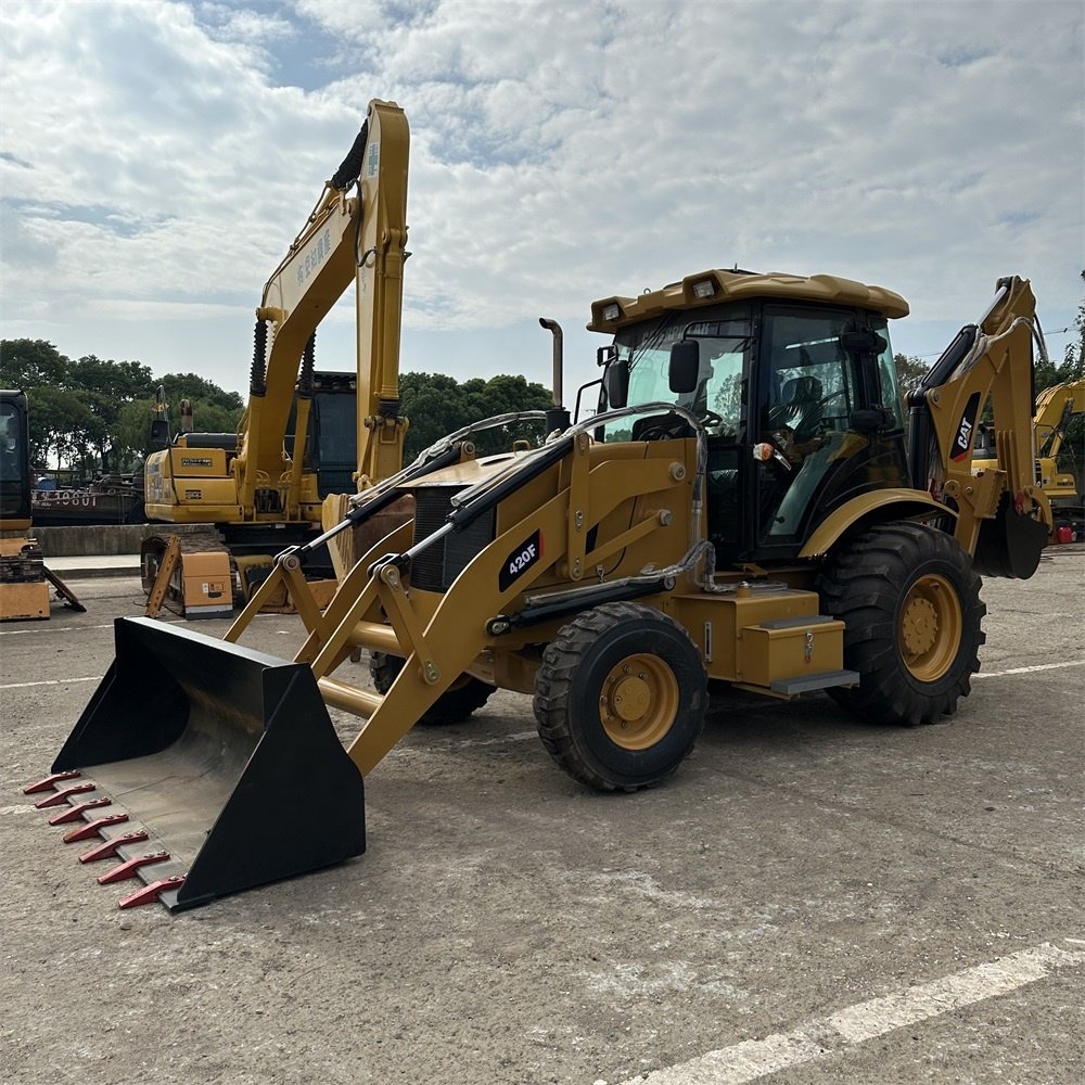 Multifunctional 420f2 Backhoe loader used cat 420F loaders caterpillar 420 excavator wheel backhoe loader for sale