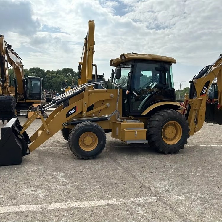 Multifunctional 420f2 Backhoe loader used cat 420F loaders caterpillar 420 excavator wheel backhoe loader for sale