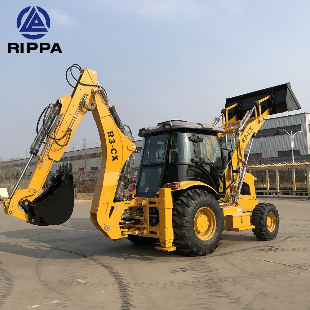 Cheap Loader Excavator Tractor New Mini Towable Backhoe Loader Excavator Wheel Backhoe Loader