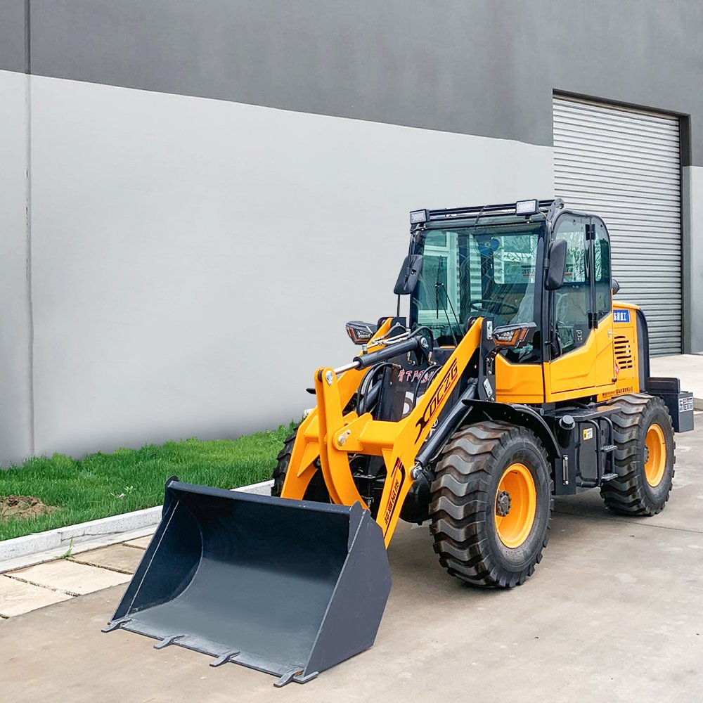 Manufacturer Mini Loader 4WD Tractor with Front End Loader and small mini wheel loader Long Power ISO