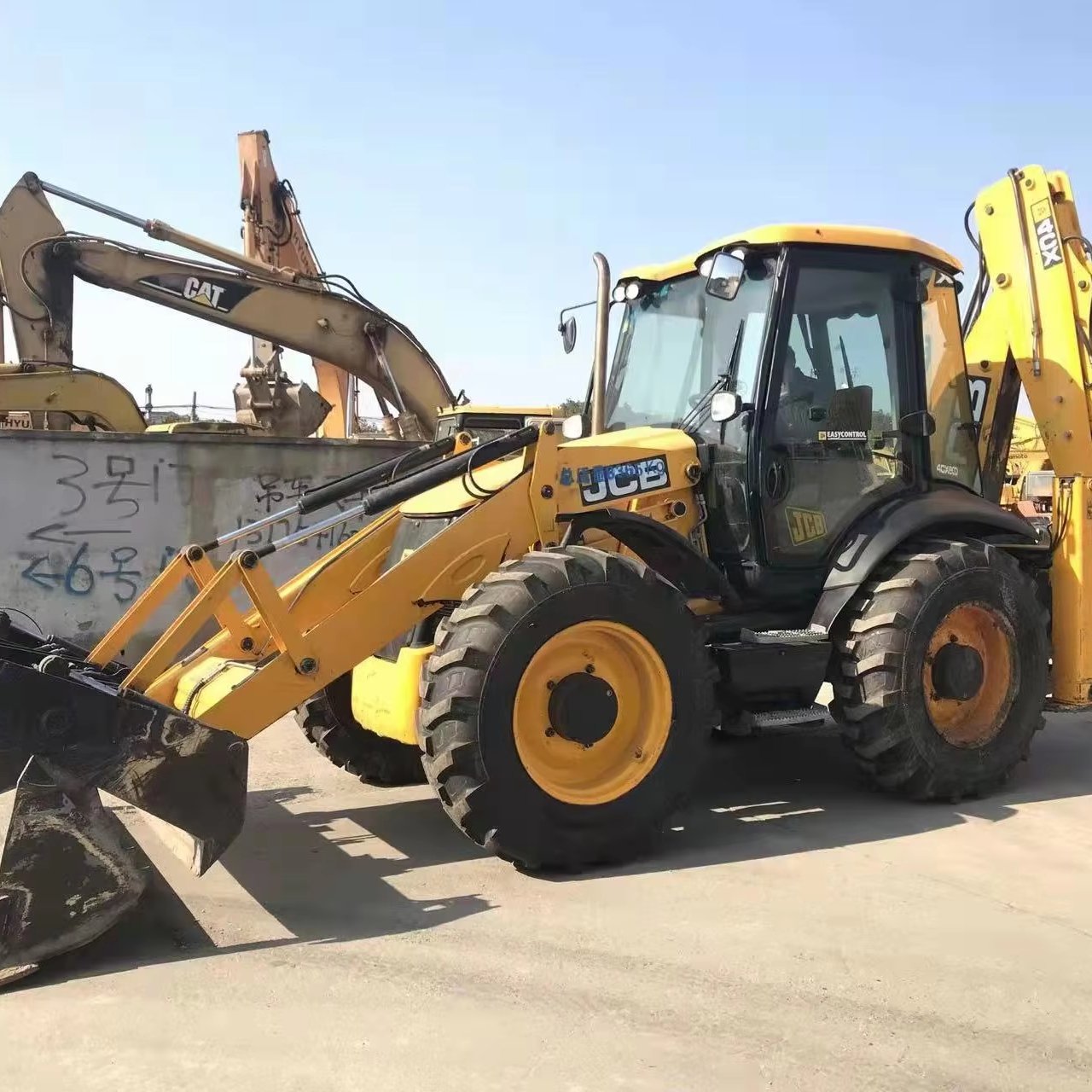 High Quality Used Backhoe Loader jcb 4cx backhoe loader for sale with lower price in ShangHai Korea Brand