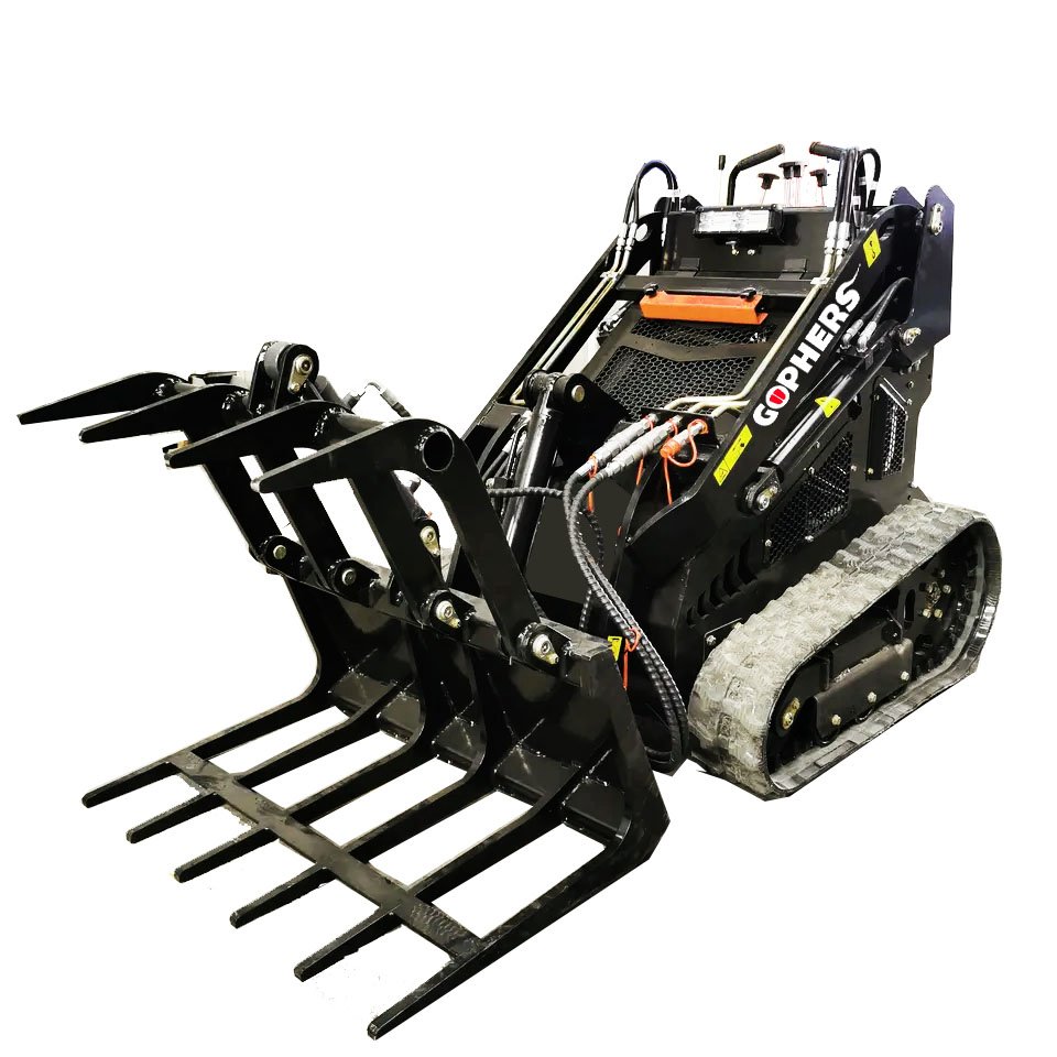 Cheap Used Payloader Mini Skid Backhoe Skid Steer Loader with Attachments
