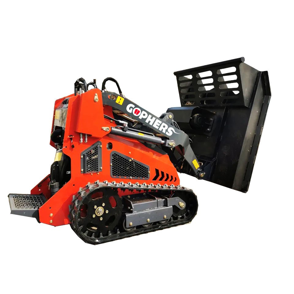 Cheap Used Payloader Mini Skid Backhoe Skid Steer Loader with Attachments