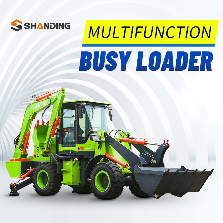 Min Used Multifunctional Wheel Backhoe Excav Loaders With Mower ForkliftS For Cultivators