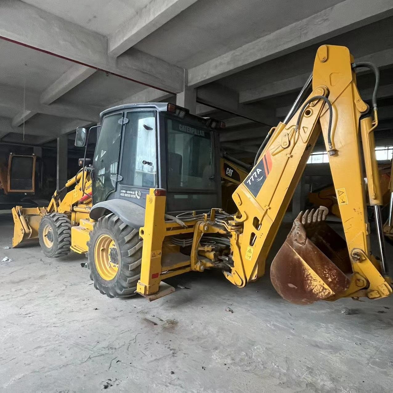 Cheap China Mini Loader Liugong CLG777A 765 766 777 Used Backhoe Loader with perkins Engine