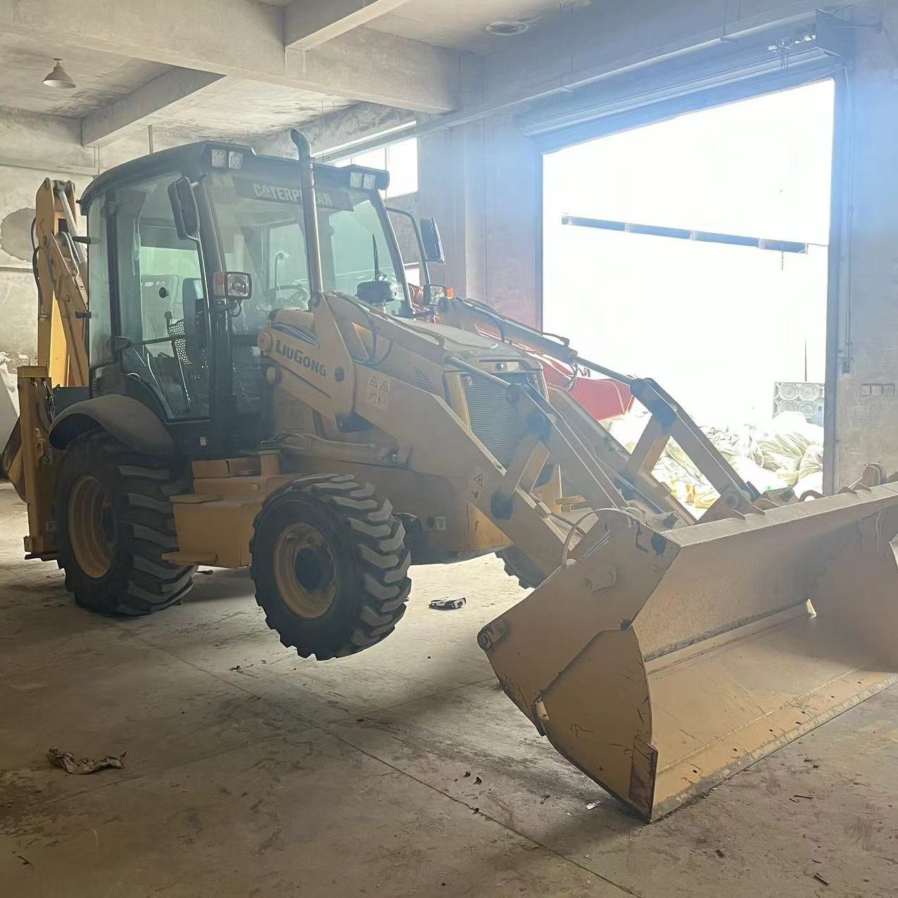 Cheap China Mini Loader Liugong CLG777A 765 766 777 Used Backhoe Loader with perkins Engine