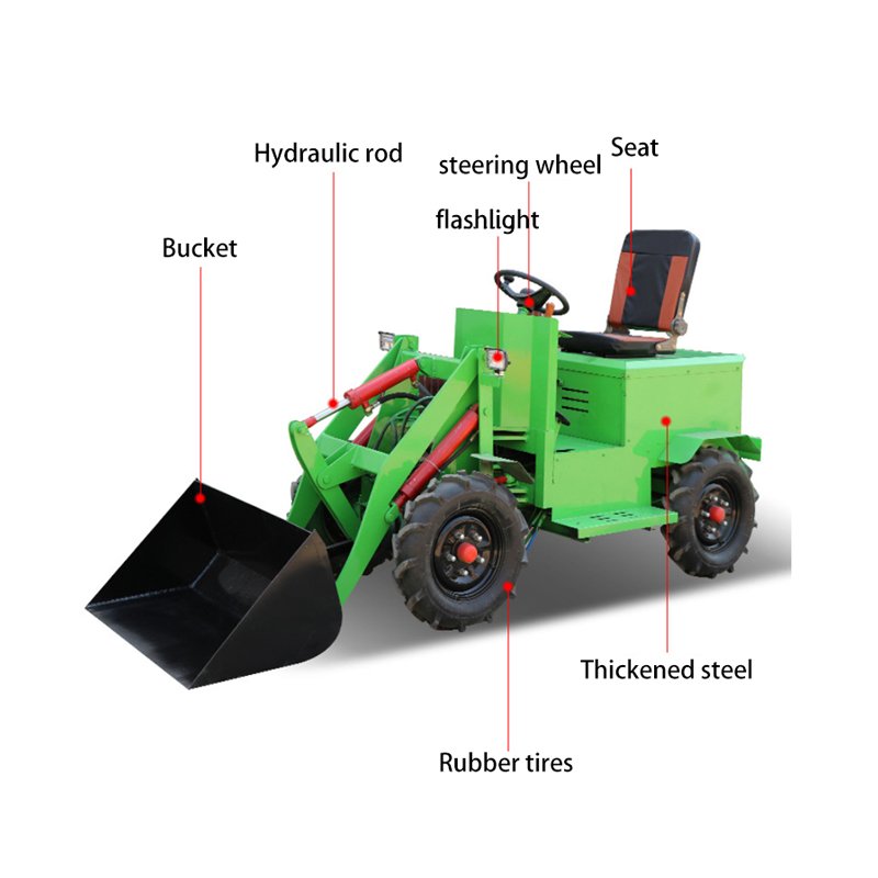 Global delivery mini electric loader wheel loader with hydraulic lift for sale in South Africa mini front loader