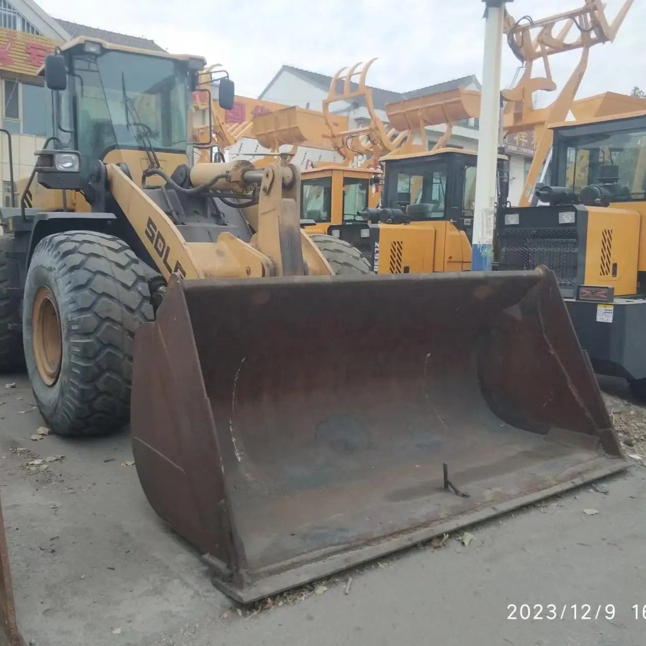 Used 5 ton wheel loader with 3 cubic meter bucket