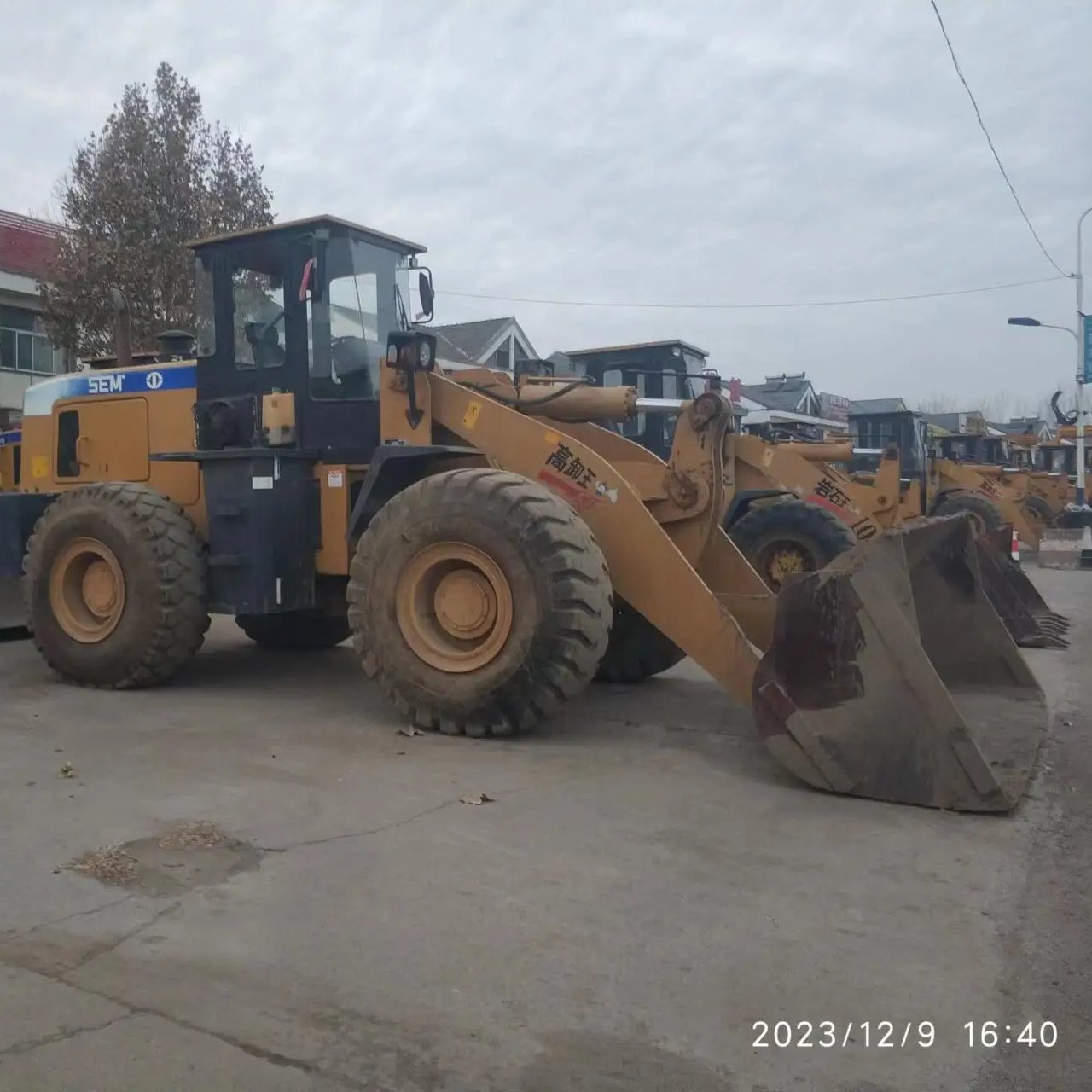 Used 5 ton wheel loader with 3 cubic meter bucket