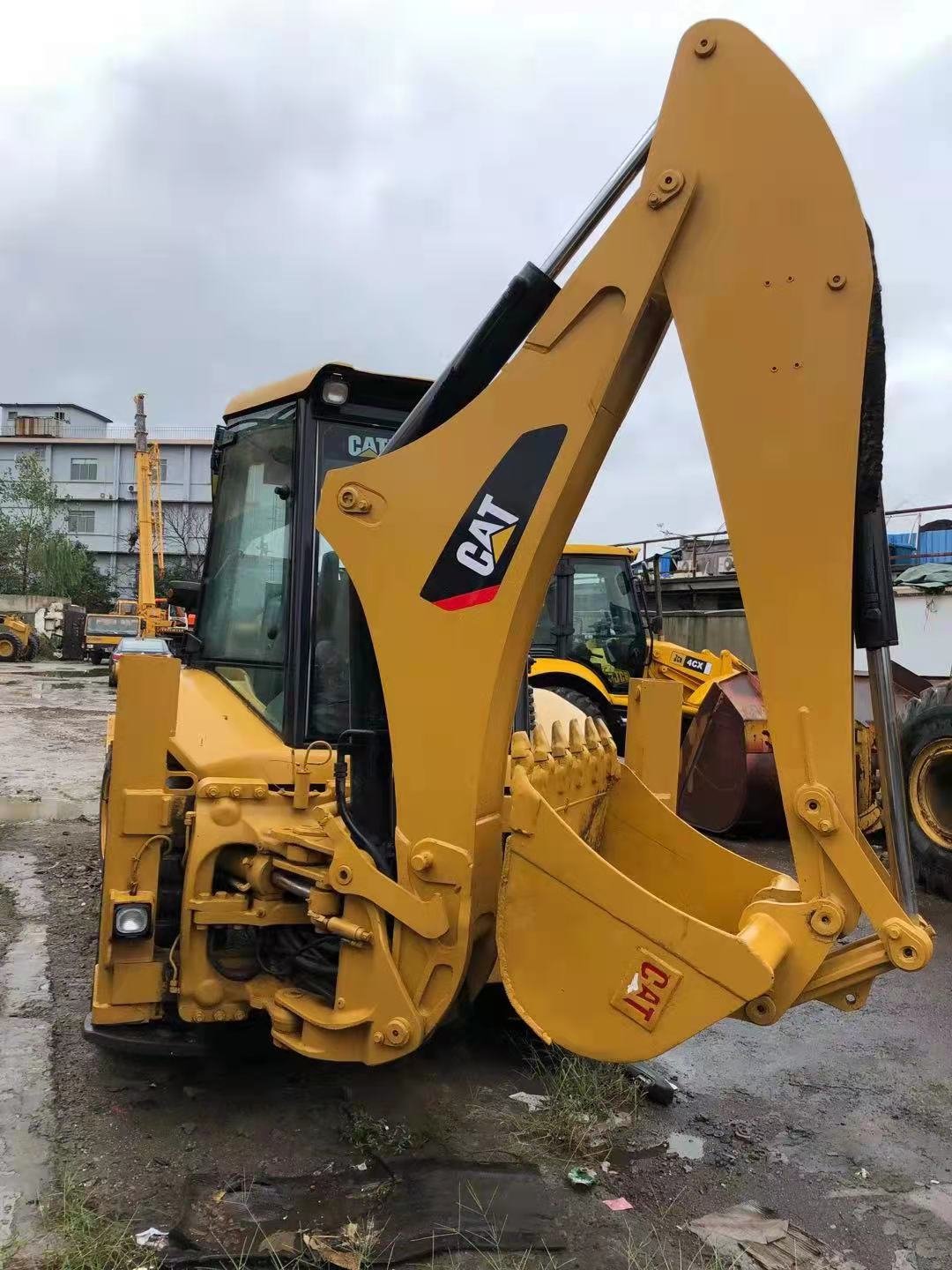 ON SALE Used hydraulic Caterpillar CAT416F wheel Backhoe loader for sale with cheap price