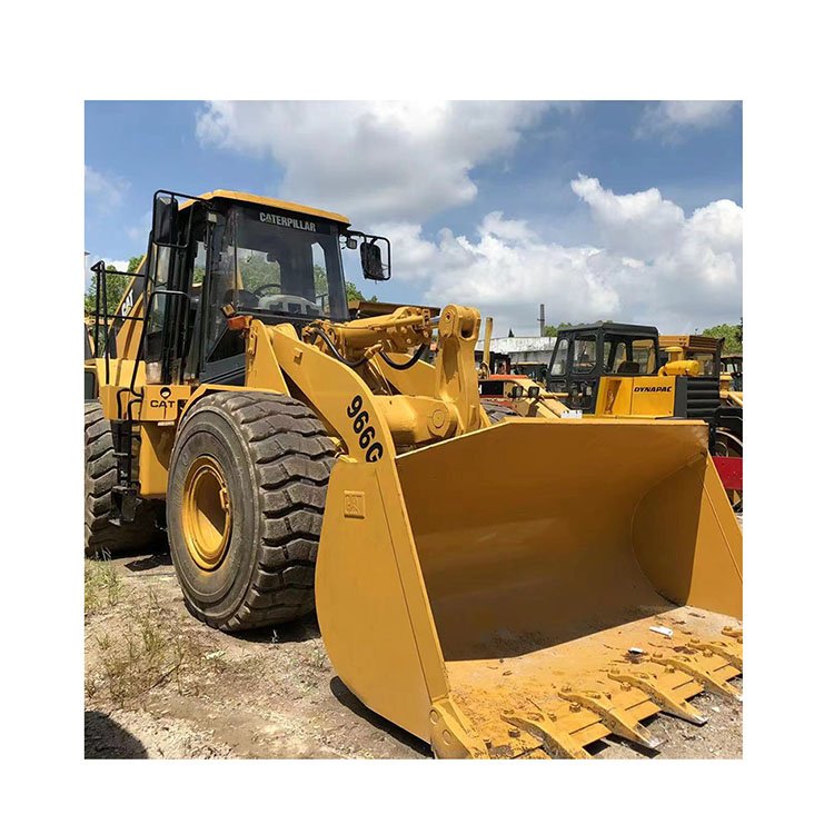 Large Front End Loader Multifunction Wheel CAT966G Used Loader 6Ton 7 Ton Unique Diesel Construction Machinery