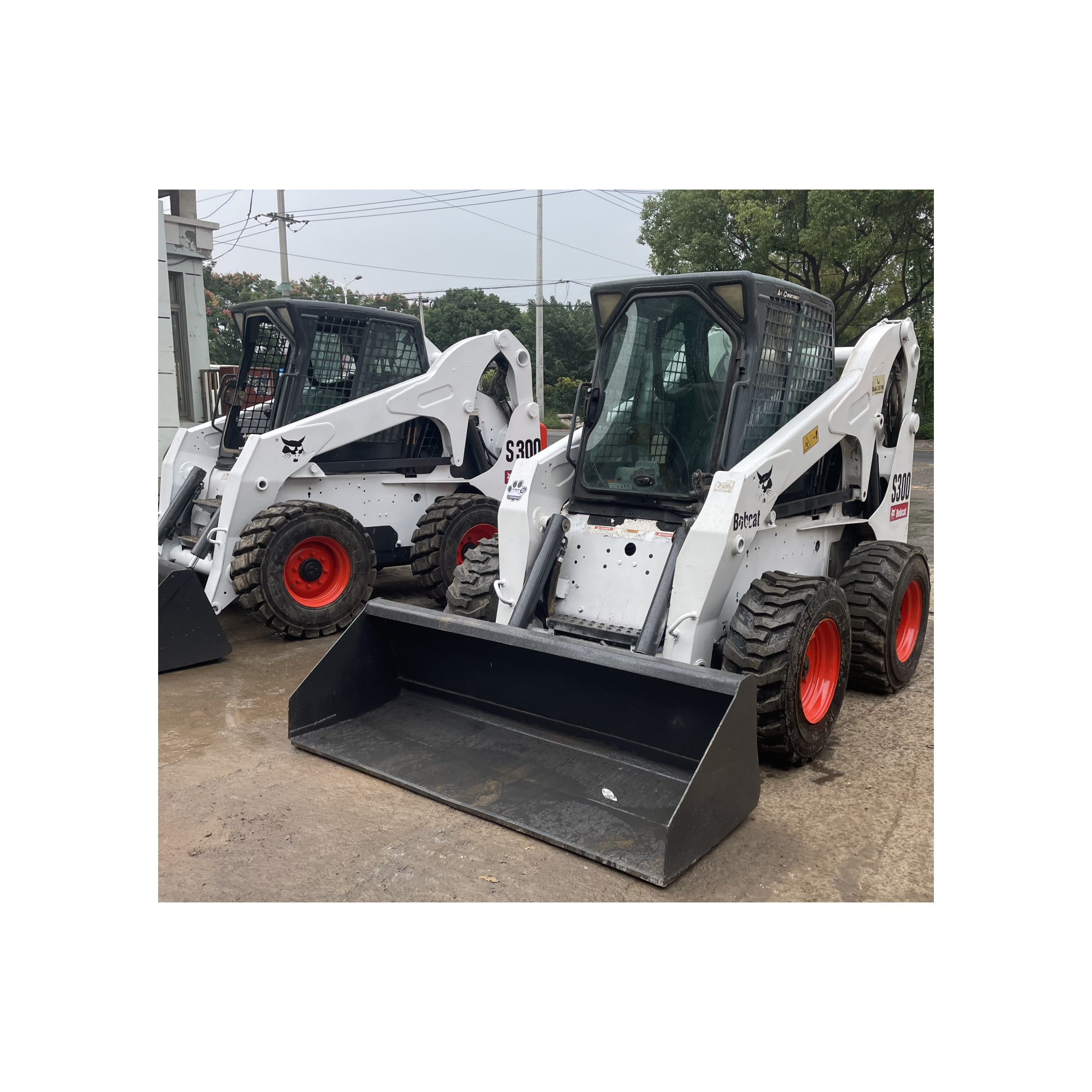 Used Mini Skid Steer Loader Bobcat S300 s450 s300 s160 MINI WHEEL Loader with bucket
