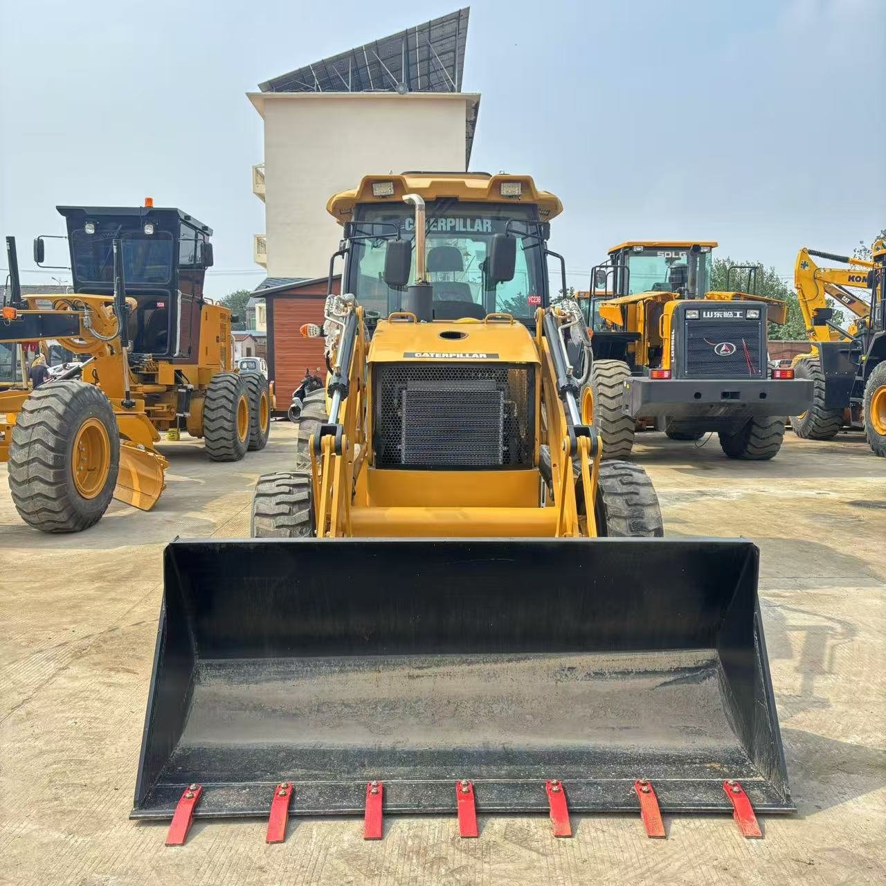 Best Performance Caterpillar High Quality Used CAT420F Large Wheel Backhoe Loaders Engine Construction Equipment Low Price