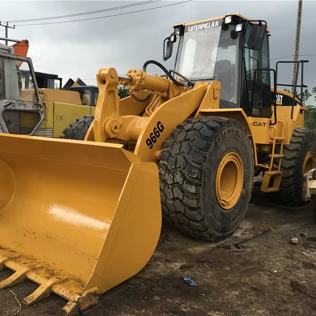 Original Used Cat 966H Wheel Loader construction machinery caterpillar 966G 980G front wheel loader in shanghai